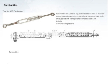 US Type Turnbuckle With Eye and Hook/Turnbuckle/Eye Bolt Turnbuckle