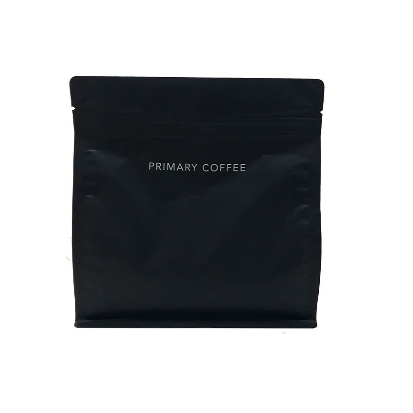 Custom Printed flat bottom pouch coffee with valve