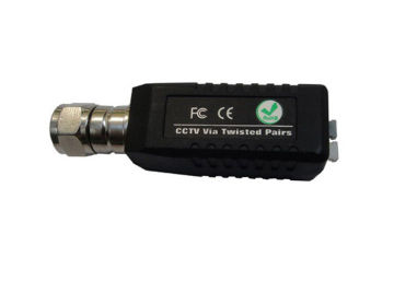 Cctv Cat5 Passive Video Balun With 1 Channel , Utp Video Baluns