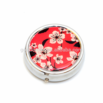 metal pill containers pill holder weekly cute pill box