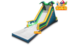 inflatable palm water slide for backyard