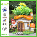 SGS Gnome Polyresin Flower Pot Aka Planter (NF91201)