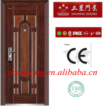Single leaf door security steel door