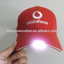 Custom Embroidery Camo Led Baseball Cap 100% Cotton Led cap