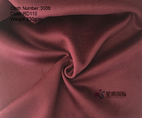 Double Face Water-wave 100% Wool Fabric