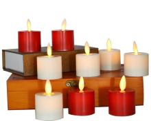 Flameless Moving Wick Led Tea Light Candles
