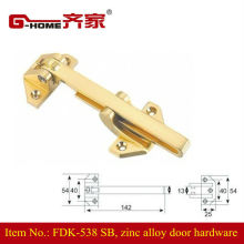 satin brass security door clasp door hardware