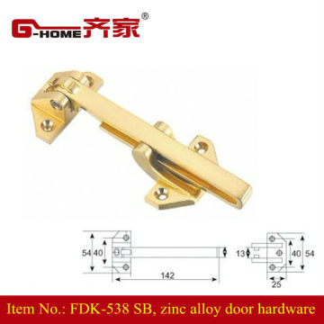satin brass security door clasp door hardware