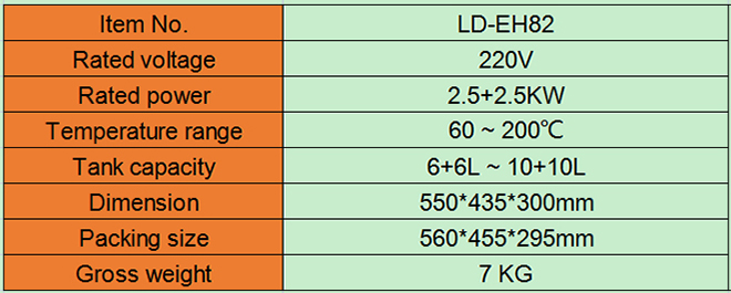 Electric Fryer Product Details