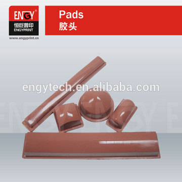 Rectangular Liquid Pad Printing Hard Silicone Pad For Toys