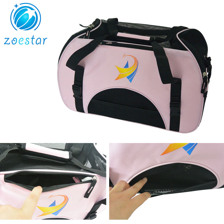 Pet Carrier Tote Shoulder Bag with Pocket Soft Sides Travel Carrying Bag for Cat and Small Dog
