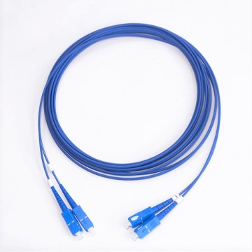 SM Armored Fiber Optic Cable 3mm 2.0mm Duplex Zipcord