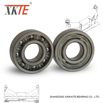 Conveyor Idler Components Nylon Cage Bearing 6204 TN