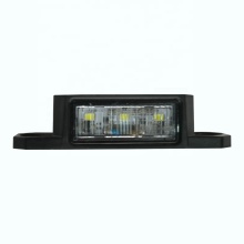 UV PC LED Trailer License Plate Lamp 10-30V