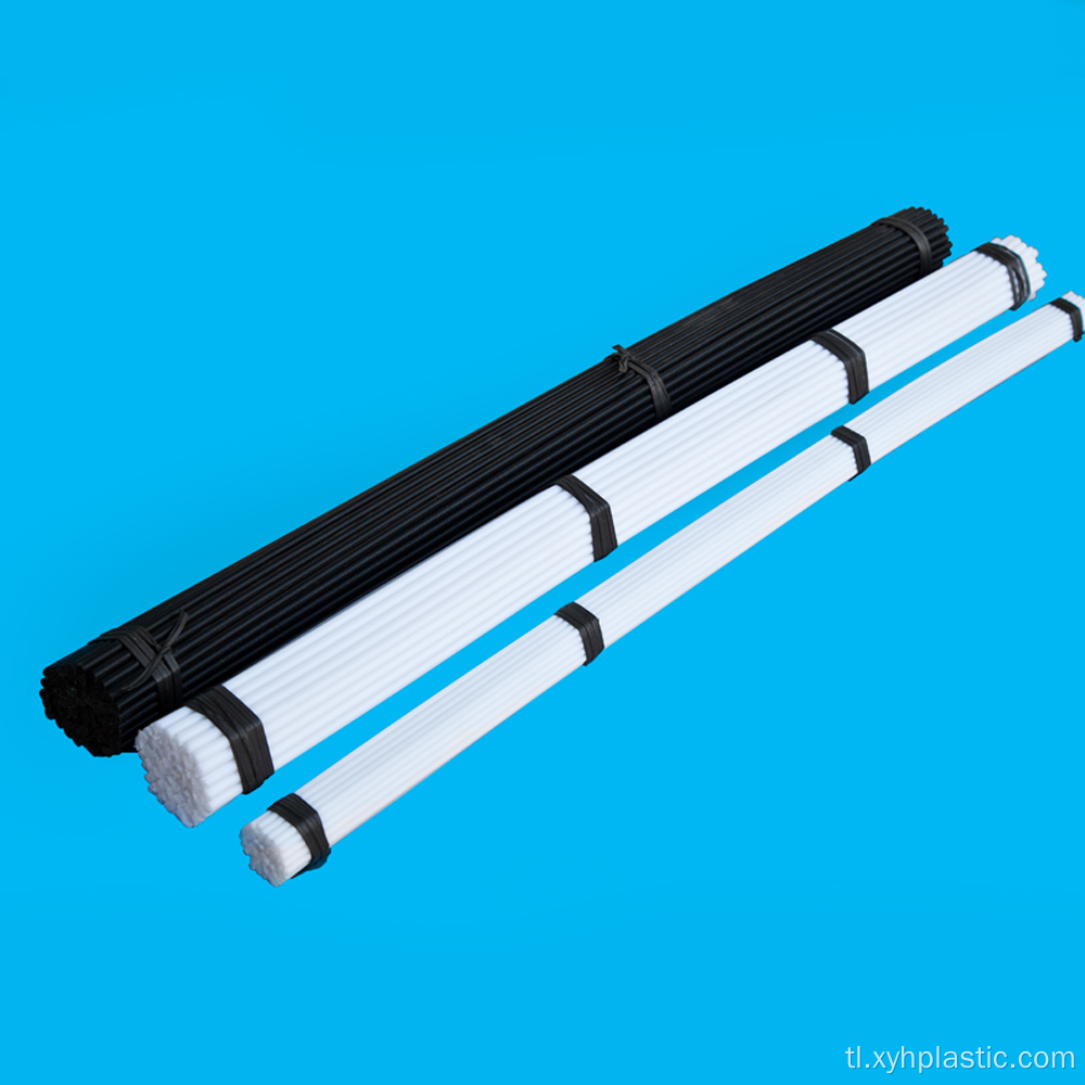 Naka-extruded na Puting Itim na Acetal Pom Rod