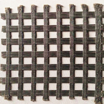 Soft soil stabilization gravel road fiberglass geogrid