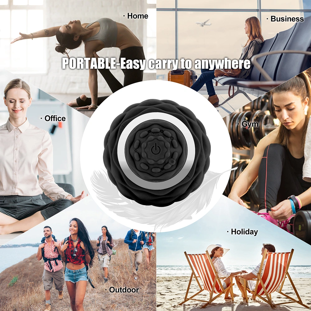 Yoga Hand Peanut Cold Foot Vibrating Therapy Roller Massage Ball