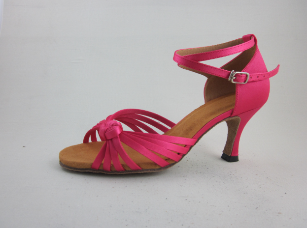 Girls Pink Latin Shoes