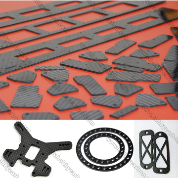 1.0x250x400mm UAV woven full carbon fiber sheet