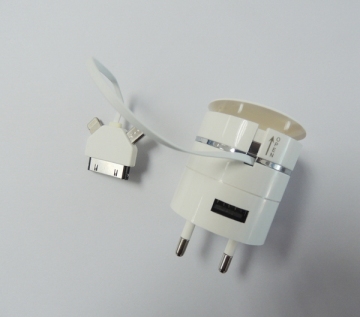 Modern useful wall charger adapter cell phone hanger