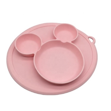 Food Grade Silicone Baby Dinner Plates