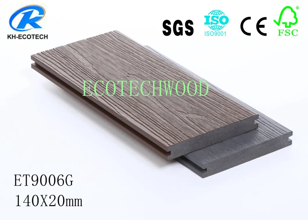 Premium Quality Co-Extrusion WPC Decking with Warranty More Than 20 Years!