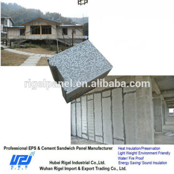 Female and male connection sandwich wall panel architectural model materials