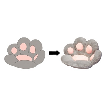 Comfortable Soft Paw Print Chair