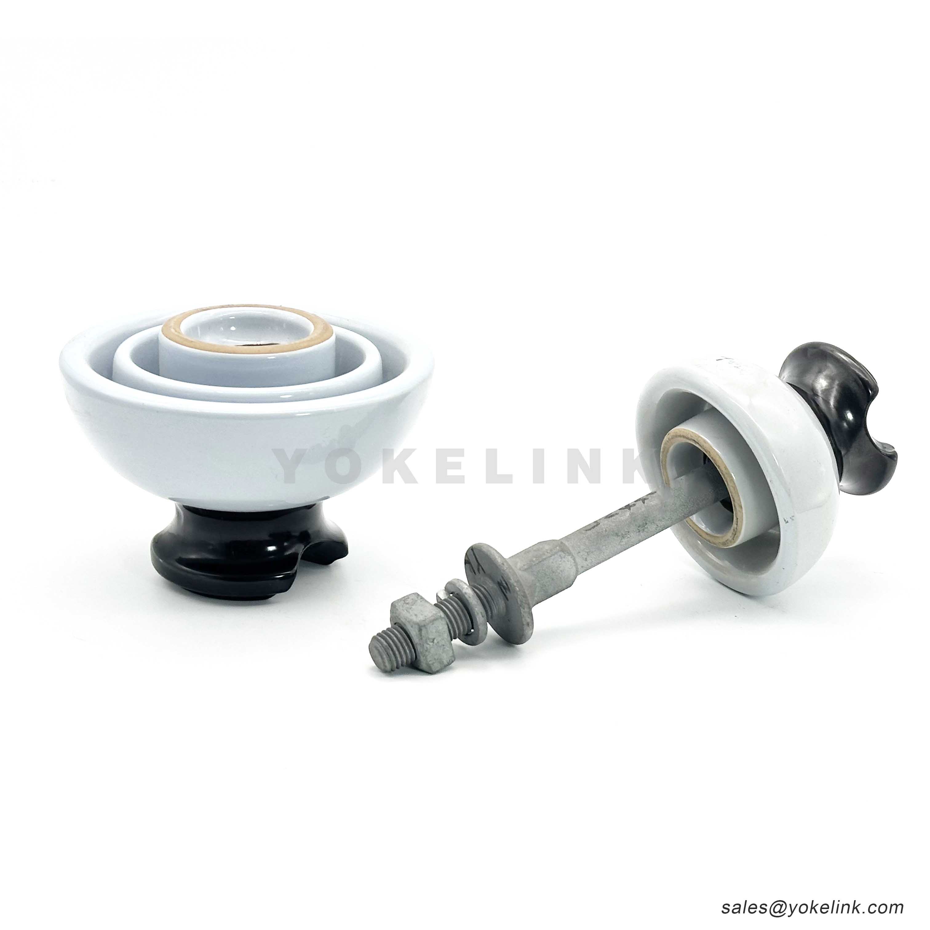 55-7 Elektromos porcelán kerámia tűs szigetelők