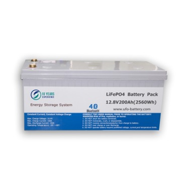 Batterie au lithium 12.8V200AH avec module Bluetooth