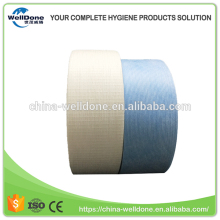 Soft elastic nonwoven waistband fabric for baby daiper