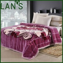 Promotional Polyester knitted polar fleece Blanket