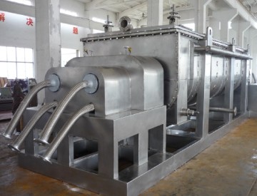 minicipal sludge dryer machine paddle dryer