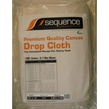 12*12 canvas drop cloth