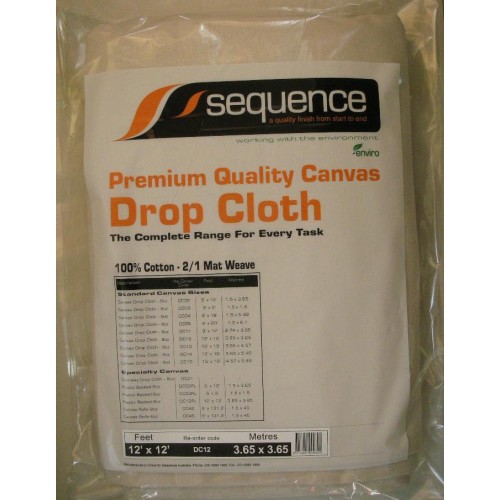 12*12 canvas drop cloth