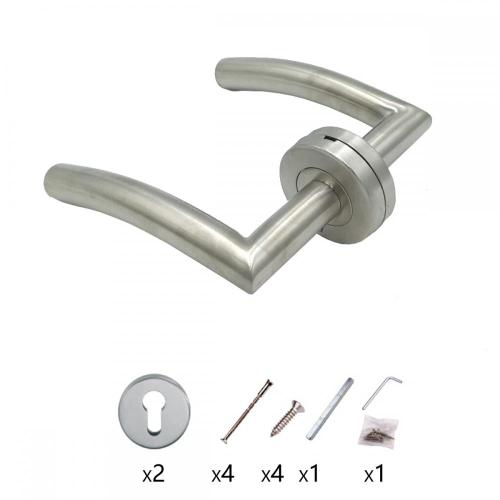 Simple Design Stainless Steel Interior Lever Door Handle