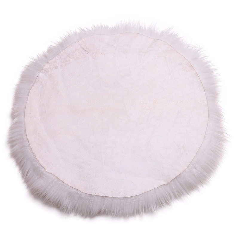 High Quality Luxury Fluffy Lamb Skin Chair Seat Cushion