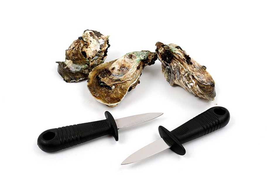 Open Shell Tool Oysters Knife, Stainless Steel Multifunctional Scallops Seafood Oyster Knife