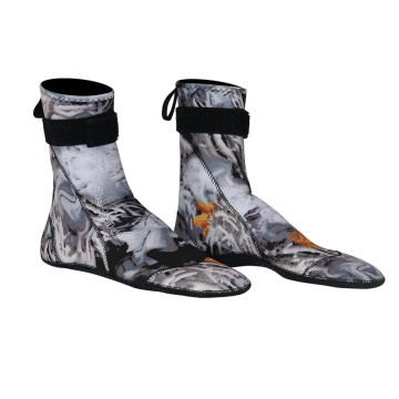 Seaskin Adult Nylon Camo Snorkeling Socks With Velcro