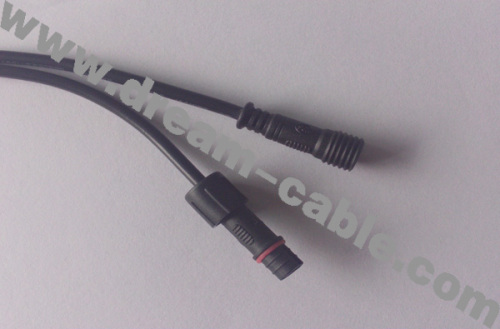 Mini 2pin DIN Waterproof Cable with Screw