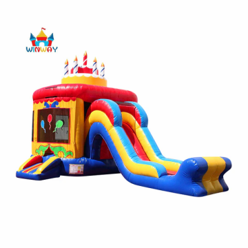 26ft Commercial Inflatable Bounce House Birthday Cake Combo