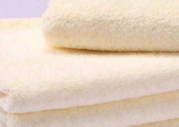 Yellow Bath Towel Hotel Towel Plain Bath Towel