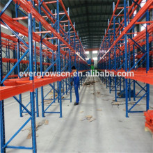 Industrial warehouse storage steel selective beam pallet rack