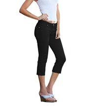 Women's Perfectly Shaping Stretchy Denim Capri