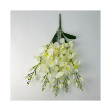 Artificial Silk Orchid Gladiolus Flower Bunch for Wedding Decoration