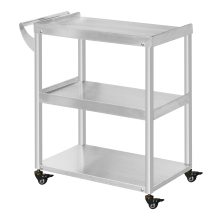 Factory Direct Stainless Steel Kitchen Work Table Trolley Cart for Galley