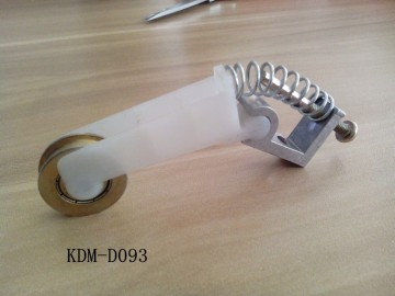 Nylon sliding roller with spring,aluminium window wheel