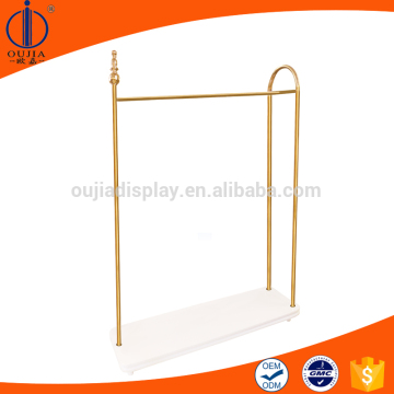 clothes display rack/stainless steel garment rack/commercial clothing rack