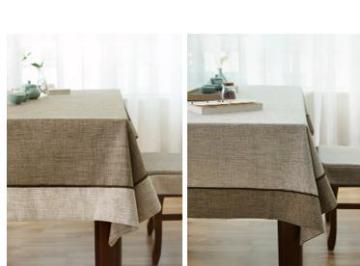 100% stone wahsed linen table cover/pure linen table cloth