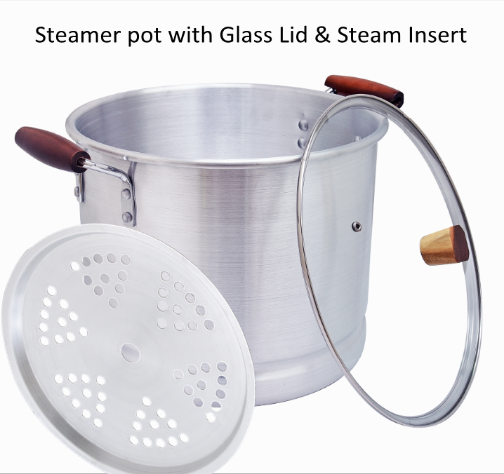 Aluminum Tamale Steamer with Rack